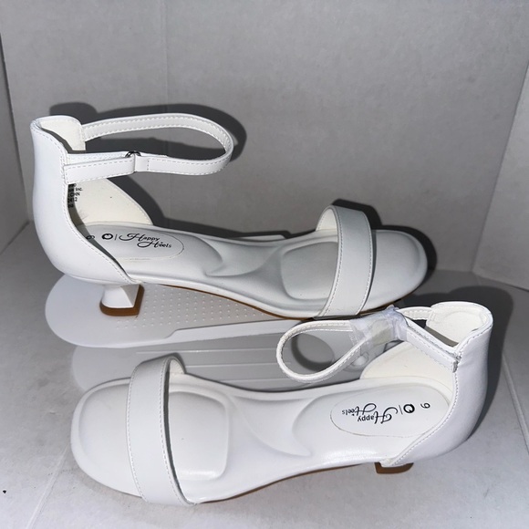 PatPat Shoes - PatPat Chic White Ankle Strap Heels
